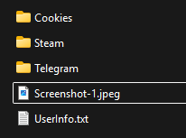 Nivana Stealer log folder structure